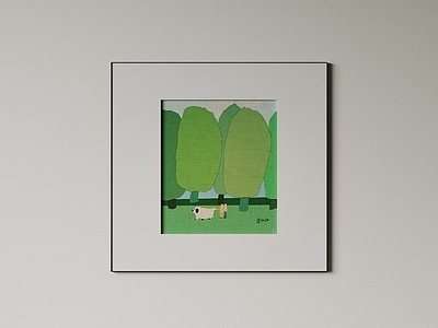 极简儿童挂画 现代极简挂画 抽象装饰画 高端艺术挂画 侘寂中古风画 意式肌理油画