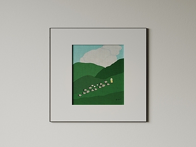 极简抽象画 现代极简挂画 高端艺术挂画 侘寂中古风画 意式肌理油画 儿童装饰画