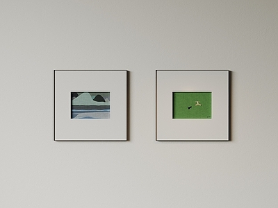 极简组合画 现代极简挂画 抽象装饰画 高端艺术挂画 侘寂中古风画 儿童装饰画
