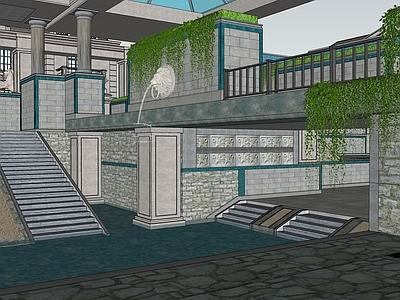 欧式古建古建筑