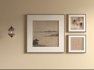 新中式宋式挂画 新中式宋式装饰画