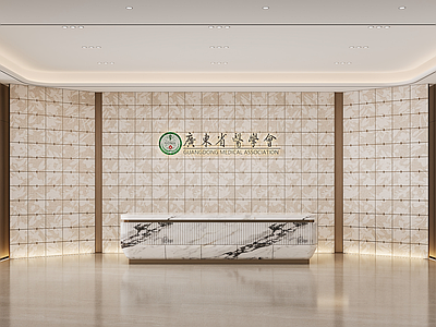 轻奢办公大厅 办公大堂 写字楼 大厅