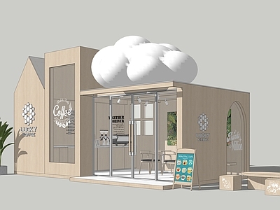 原木风咖啡厅 奶茶店 快闪店 集市 模块化建筑 文旅咖啡厅