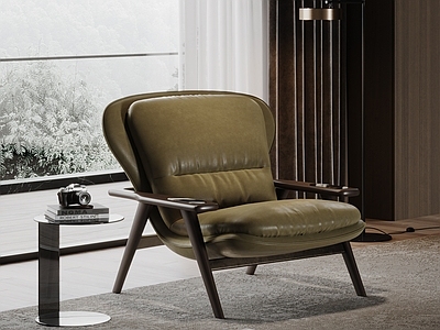 中古风单人沙发 MINOTTI 2026米洛提 ELAS沙发 休闲椅 扶手椅