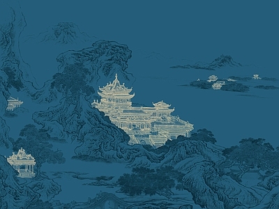 新中式山水