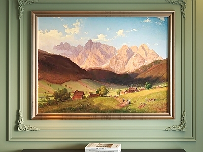 法式艺术展厅 油画