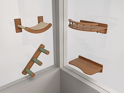 原木风猫爬架 猫爬架 宠物用品 宠物玩具 猫爬架组合