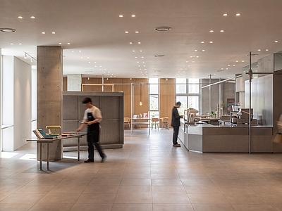 现代简约咖啡厅 极简咖啡厅 包饰零售 服装零售 综合体 茶饮店