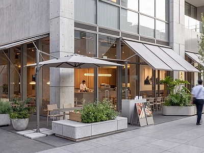 现代简约西餐厅 极简现代餐厅 自然原木风 西餐 中餐