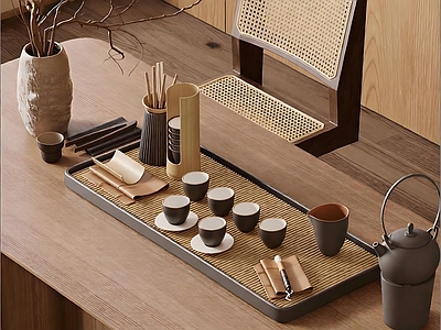 新中式餐具 茶具摆件