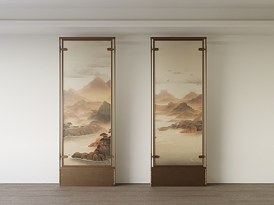 新中式其他家具 隔断 屏风
