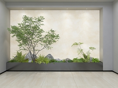 新中式景观室内景观 景观小品