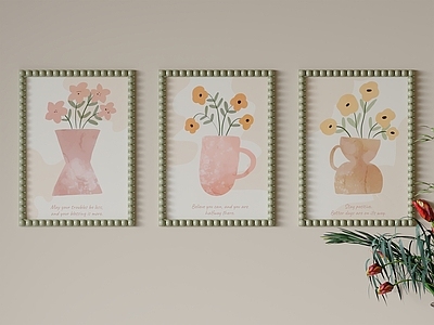 奶油风组合画