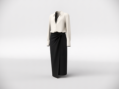 极简衣服 服装 裙子 工装