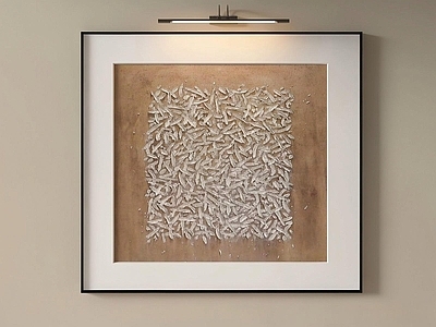侘寂抽象画 侘寂卧室挂画 侘寂中古抽象挂画