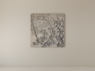 极简山水画 装饰画 挂画