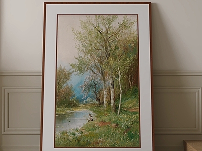 美式挂画 挂画 装饰画 墙画 画框 壁画
