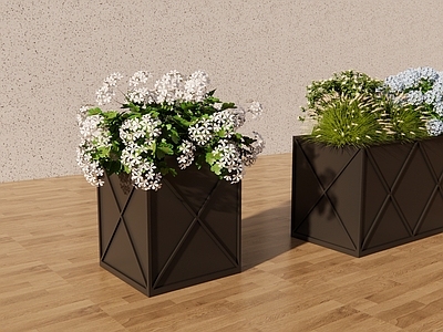 现代简约花钵花器