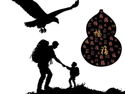 其他图库 花纹 剪影 贴图 线稿 人物