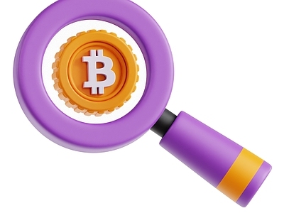 卡通办公用品 放大镜 金币