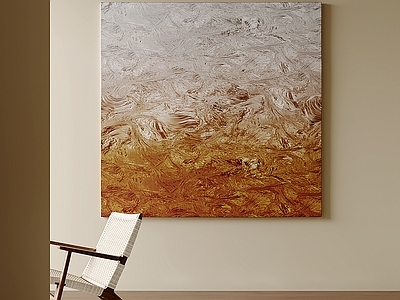极简抽象画 原木风肌理画 侘寂厚质油画 玄关渐变挂画 渐变肌理油画 暖调纹理挂画