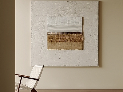 侘寂抽象画 侘寂布艺装饰 原木风 客厅肌理挂画 肌理油画 立体粗纹挂画
