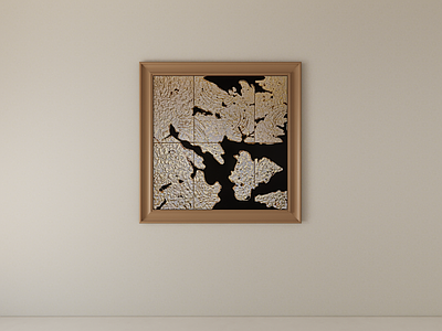 侘寂抽象画 装饰画 挂画