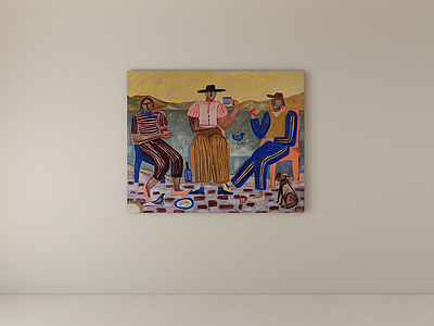 极简油画 装饰画 挂画