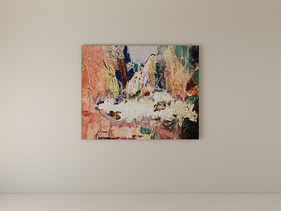 奶油风抽象画 装饰画 挂画