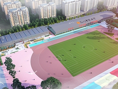 现代主义体育建筑 篮球场 厂房改造