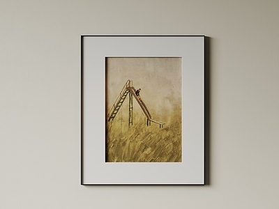 复古抽象挂画 现代极简挂画 高端艺术挂画 侘寂中古风画 意式肌理油画 儿童装饰画