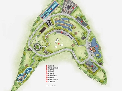 新中式景观景观公园 蜀文化公园 蜀水文化公园 蜀锦文化公园 全龄康养公园 文化休闲公园