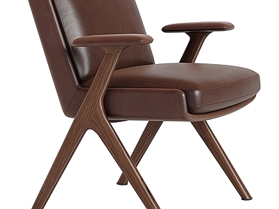 中古风休闲椅 Minotti