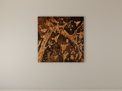 中式抽象画 装饰画 挂画