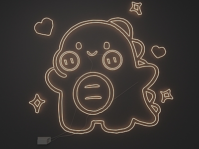 赛博朋克风霓虹灯