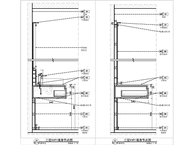 洗手台节点 洗手台墙身节点