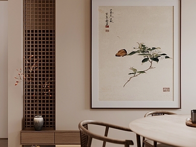 新中式玄关 宋式玄关 新中式玄关 新中式餐厅 新中式装饰画 宋式家居