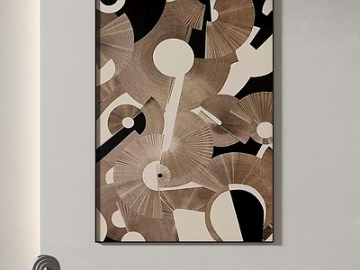 现代简约抽象挂画 侘寂简约抽象挂画