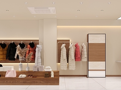 奶油风服装店