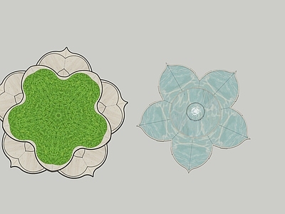 新中式景观喷泉