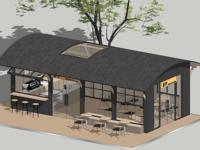 原木风咖啡厅 奶茶店 面包店 文旅咖啡厅 快闪店 创意木屋