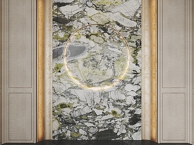 轻奢玄关背景墙 现代玄关背景墙 意式玄关背景墙 现代轻奢背景墙