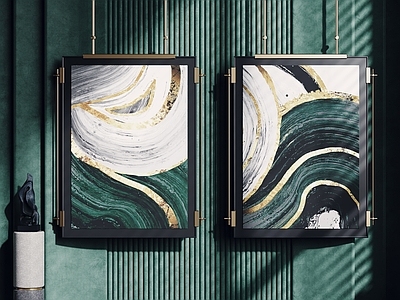 轻奢抽象画 现代装饰挂画 抽象挂画
