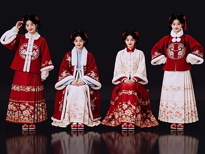 中式多人 2D古装人物 古装美女 古典美人 古风美女 影视剧角色