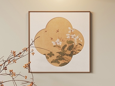 新中式宋式挂画 装饰画挂画