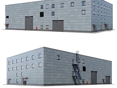 现代主义厂房 现代厂房 厂房 工业厂房 厂房建筑
