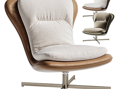 中古风休闲椅 minotti