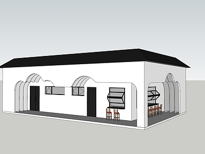 极简餐饮建筑