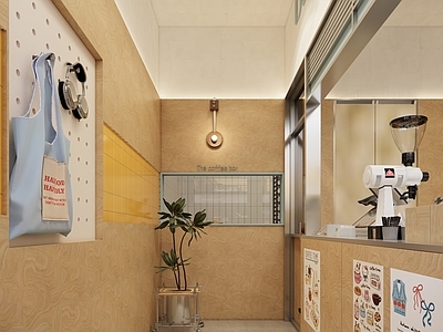 原木风甜品面包店 韩系简约多巴胺 咖啡店 甜品店
