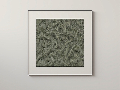 极简艺术展厅 抽象画